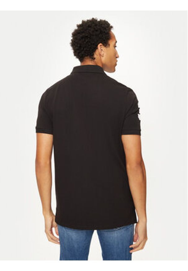 U.S. Polo Assn. Polo MUP3313 Czarny Regular Fit. Typ kołnierza: polo. Kolor: czarny. Materiał: bawełna
