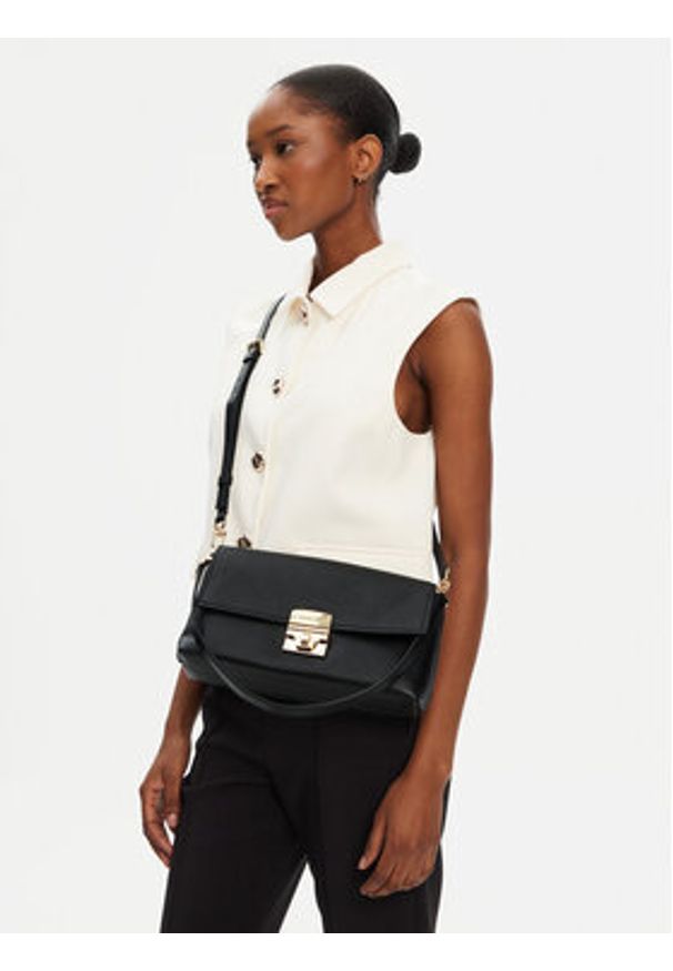 MICHAEL Michael Kors Torebka 32S5G9XC8T Czarny. Kolor: czarny. Materiał: skórzane