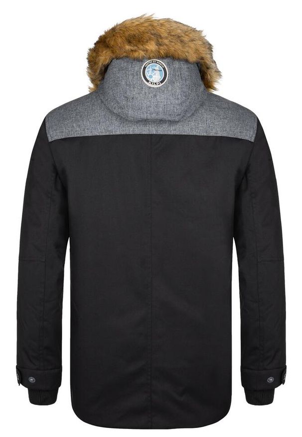 Męska kurtka zimowa Kilpi ALPHA-M. Kolor: czarny. Sezon: zima. Sport: turystyka piesza