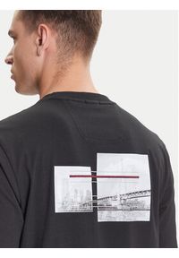 BOSS T-Shirt Photoprint 50545869 Czarny Relaxed Fit. Kolor: czarny. Materiał: bawełna
