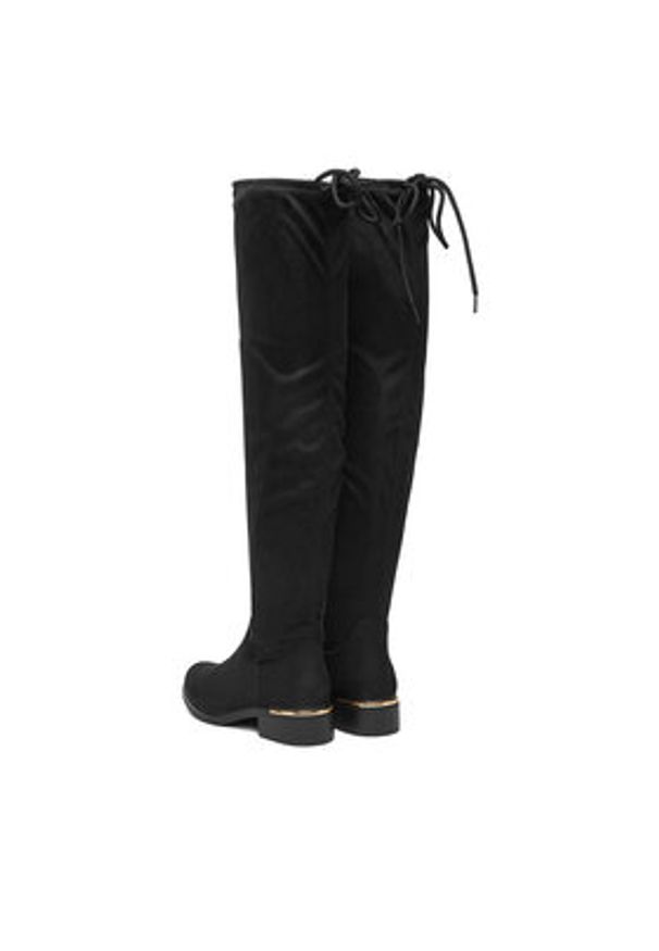 DeeZee Muszkieterki HX21055-28 Czarny. Kolor: czarny. Materiał: materiał