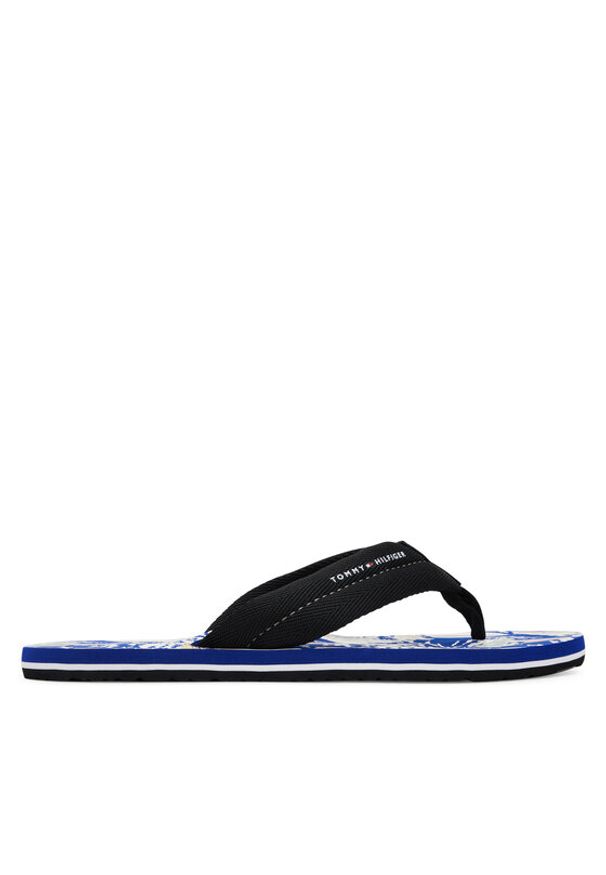 TOMMY HILFIGER - Tommy Hilfiger Japonki FM0FM05509 Czarny. Kolor: czarny. Materiał: materiał