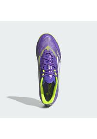 Adidas - Buty F50 League Indoor. Kolor: fioletowy, biały, wielokolorowy, żółty. Sport: piłka nożna