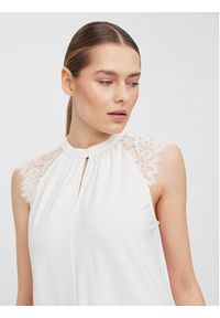 Vero Moda Bluzka Milla 10226072 Biały Regular Fit. Kolor: biały. Materiał: syntetyk #6