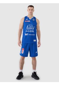 4f - Koszulka meczowa replika wyjazdowa z sezonu 2024/25 męska 4F x PLK - Anwil Włocławek - multikolor. Typ kołnierza: dekolt w serek. Kolor: wielokolorowy. Materiał: dzianina, materiał, syntetyk, włókno. Wzór: ze splotem, gładki, nadruk. Sport: koszykówka, fitness