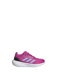 Buty do biegania dla dzieci Adidas RunFalcon 3 Sport Running Lace Shoes. Kolor: różowy, niebieski, czarny, wielokolorowy. Materiał: materiał. Sport: bieganie #1