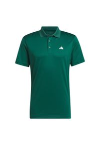 Adidas - Koszulka Adi Performance Polo. Typ kołnierza: polo. Kolor: zielony. Materiał: materiał