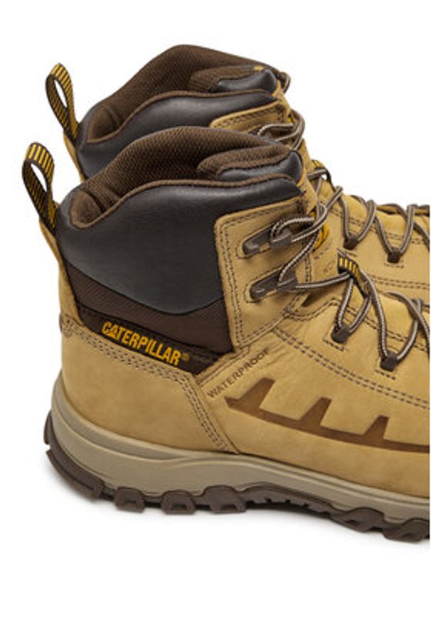 CAT Footwear Trapery Threshold Rebound Wp Nm Ct S7L Hro Fo Sr P726047 Żółty. Kolor: żółty. Materiał: skóra