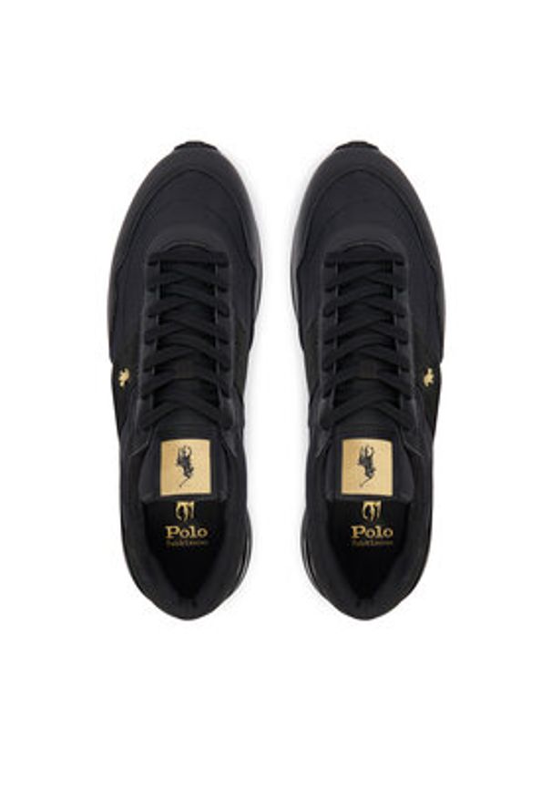 Polo Ralph Lauren Sneakersy 809952269001 Czarny. Kolor: czarny. Materiał: materiał