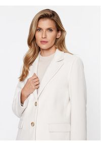 Rinascimento Płaszcz przejściowy CFC0115128003 Biały Regular Fit. Kolor: biały. Materiał: syntetyk