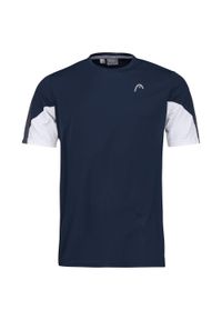 Koszulka tenisowa chłopięca z krótkim rękawem Head Club 22 Tech. Kolor: niebieski, biały, wielokolorowy. Długość rękawa: krótki rękaw. Długość: krótkie. Sport: tenis