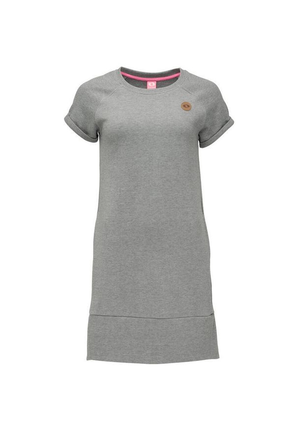 WOMEN'S HEALTH - Sukienka damska LOAP Eczana XS. Kolor: szary. Materiał: materiał. Typ sukienki: sportowe. Styl: sportowy
