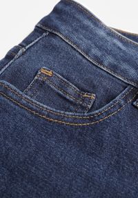 Renee - Niebieskie Jeansy Wide Leg Regular Waist z Bawełną i Domieszką Wiskozy Petocea. Kolor: niebieski #3