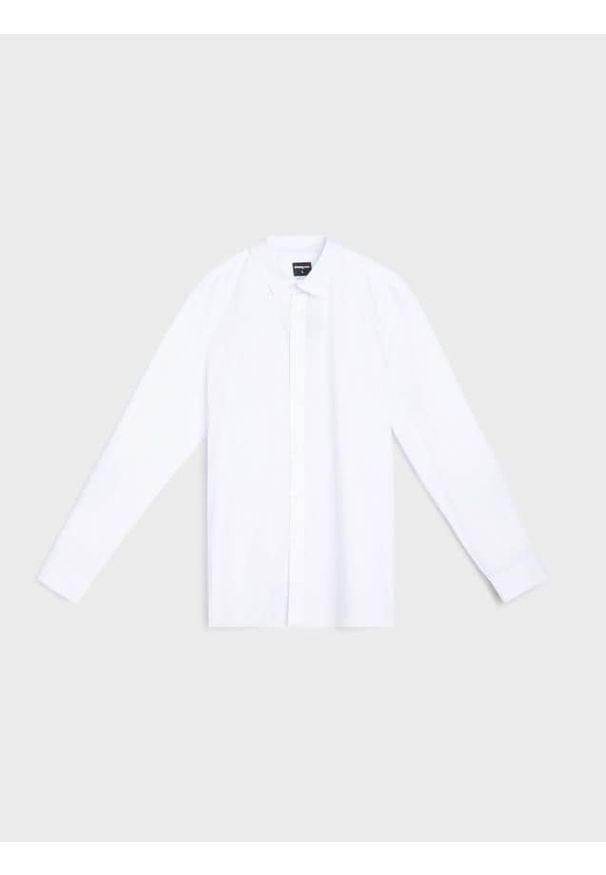 Sinsay - Koszula slim fit - biały. Kolor: biały