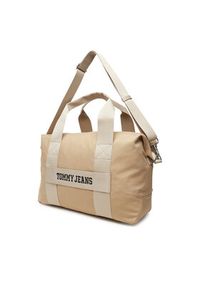 Tommy Jeans Torba Retro Cool Duffle AM0AM13325 Beżowy. Kolor: beżowy. Materiał: materiał. Styl: retro