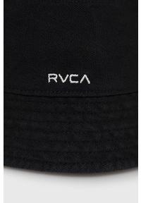 RVCA - Kapelusz. Kolor: czarny. Materiał: bawełna, materiał. Wzór: gładki #4