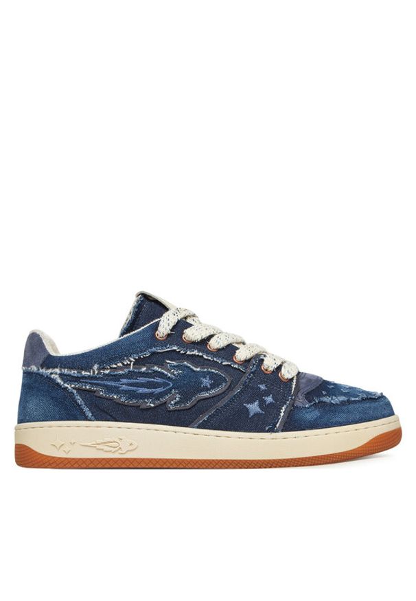 Enterprise Japan Sneakersy BB5003 TX342 Granatowy. Kolor: niebieski. Materiał: materiał