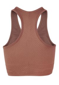 BESHAPED - Stanik Sportowy BeShaped Femme Force Bezszwowy. Kolor: różowy. Materiał: nylon