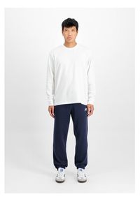 Alpha Industries Spodnie dresowe 156370 Granatowy Regular Fit. Kolor: niebieski. Materiał: bawełna #4