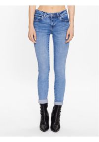 Guess Jeansy W3YAJ2 D52F2 Niebieski Skinny Fit. Kolor: niebieski