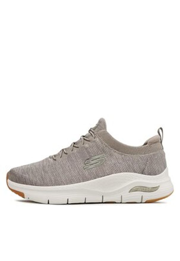 skechers - Skechers Sneakersy Waveport 232301/TPE Szary. Kolor: szary. Materiał: materiał