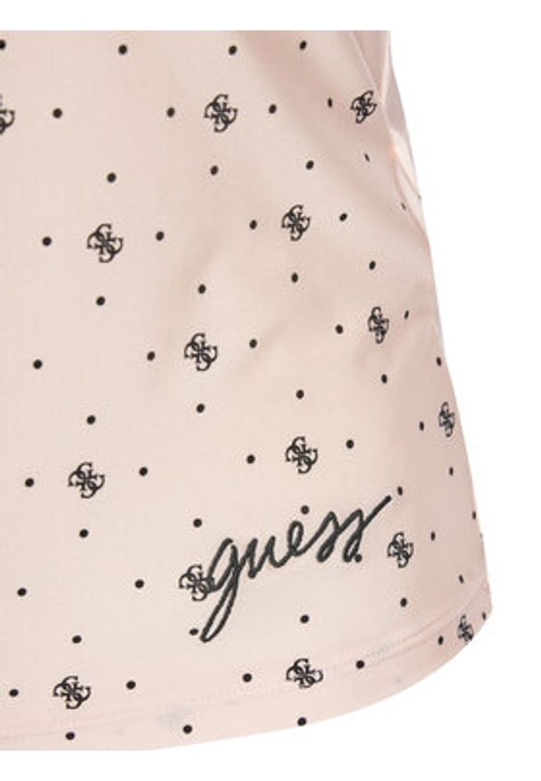 Guess Piżama O4BG01 KCF20 Różowy. Kolor: różowy. Materiał: syntetyk
