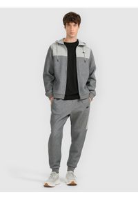 4f - 4F Spodnie dresowe joggery męskie - szare 3XL. Kolor: szary. Materiał: dresówka. Sport: fitness #1