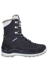 Buty trekkingowe damskie Lowa Calceta Evo Gtx. Wysokość cholewki: za kostkę. Zapięcie: sznurówki. Kolor: niebieski. Materiał: zamsz, materiał, syntetyk. Szerokość cholewki: normalna