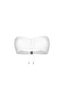CAHA CAPO DUBAI - Biały top od bikini Scarlett. Kolor: biały. Materiał: materiał #2