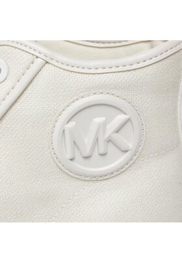 MICHAEL Michael Kors Trampki Evy High Top 43R4EYFS4D Biały. Kolor: biały. Materiał: materiał