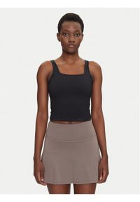 GIRLFRIEND COLLECTIVE - Girlfriend Collective Top Tommy 1045 Czarny Slim Fit. Kolor: czarny. Materiał: syntetyk