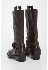 Liu Jo - Kozaki damskie skórzane biker LIU JO. Materiał: skóra #2