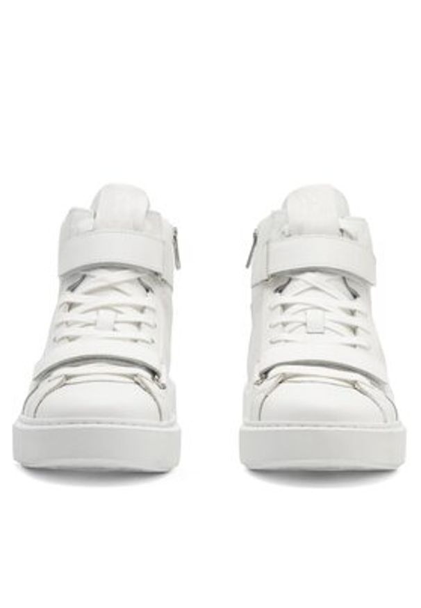 Badura Sneakersy BOZEMAN-23 MI08 Biały. Kolor: biały. Materiał: skóra