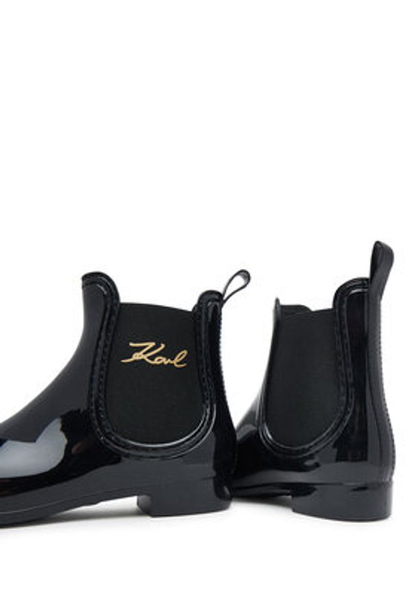 Karl Lagerfeld - KARL LAGERFELD Kalosze Kalosh II KL94775 Czarny. Kolor: czarny. Materiał: guma