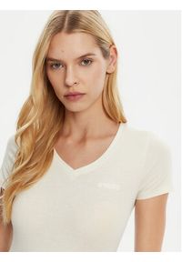 Guess T-Shirt O5RI02 KBBU1 Beżowy Regular Fit. Kolor: beżowy. Materiał: bawełna #3