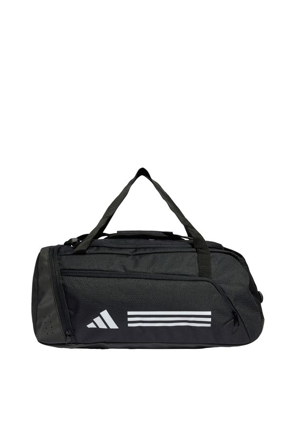 Adidas - Torba Essentials 3-Stripes Duffel. Kolor: wielokolorowy, czarny, biały. Materiał: materiał