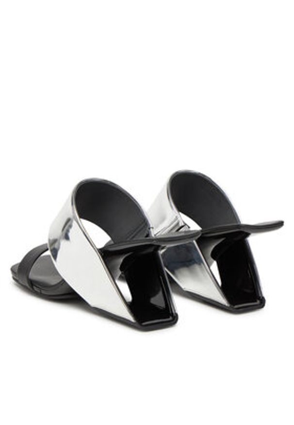 United Nude Klapki Loop Hi 10005766132 Srebrny. Kolor: srebrny. Materiał: skóra