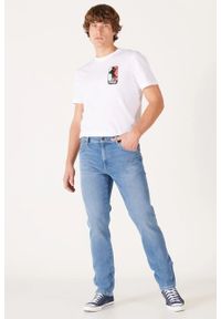 Wrangler - WRANGLER TEXAS SLIM MĘSKIE SPODNIE JEANSOWE BLUE MOON W12SU8392 #6