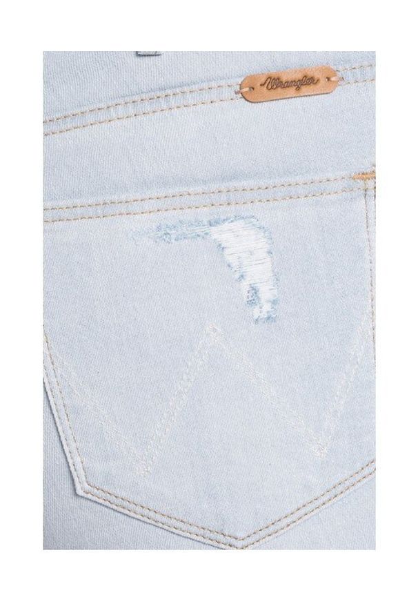Wrangler - WRANGLER HIGH SKINNY DAMSKIE SPODNIE JEANSOWE JEANS FAVOURITE LIGHT W27HX884I