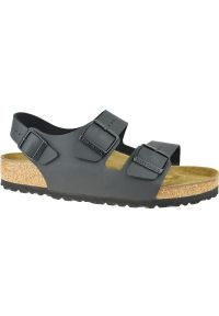 Sandały Birkenstock Milano Bf 34791 czarne. Kolor: czarny. Materiał: syntetyk. Sezon: lato. Styl: klasyczny #1