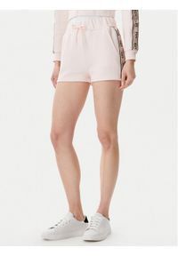 Guess Szorty 147817 Różowy Short Fit. Kolor: różowy. Materiał: bawełna