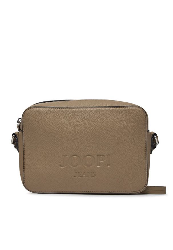 JOOP! Jeans Torebka Jeans Lettera 1.0 Cloe 4130000865 Beżowy. Kolor: beżowy. Materiał: skórzane