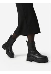 DeeZee Trzewiki CEO-HY9876-1 Czarny. Kolor: czarny. Materiał: skóra, materiał #2