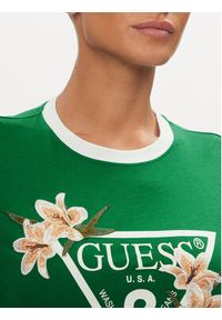 Guess T-Shirt Zoey V4GI02 K46D1 Zielony Boxy Fit. Kolor: zielony. Materiał: bawełna #5