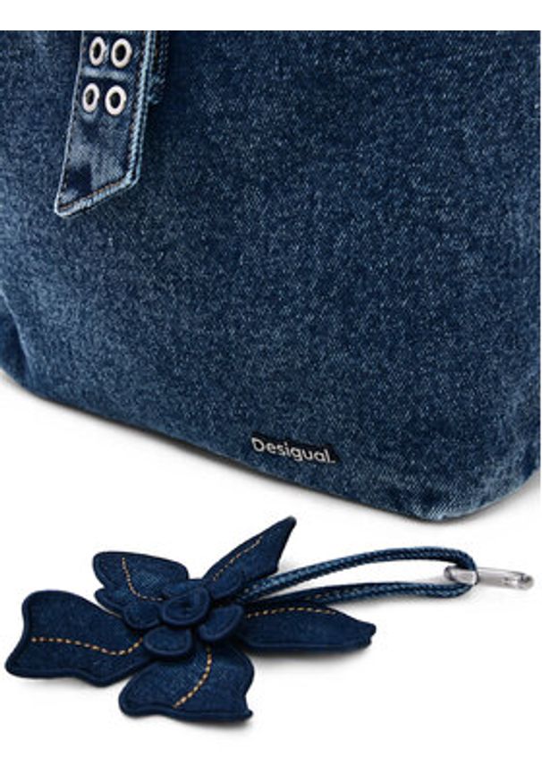 Desigual Plecak 26SAKD03 Niebieski. Kolor: niebieski. Materiał: materiał