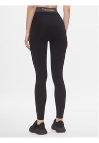 Calvin Klein Performance Legginsy 00GWF3L621 Czarny Slim Fit. Kolor: czarny. Materiał: syntetyk