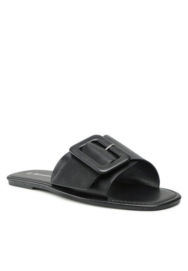 Klapki Bassano. Kolor: czarny