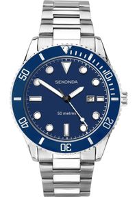 Zegarek Sekonda Zegarek męski Sekonda SEK.1789 srebrny. Kolor: srebrny #1