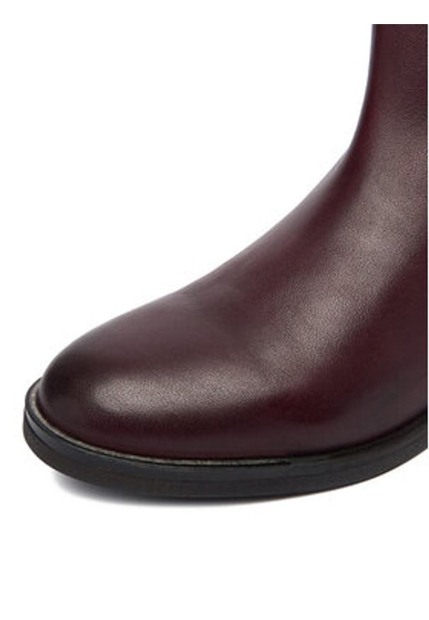 MEXX Botki CEO-MX/043C-WI40 Bordowy. Kolor: czerwony. Materiał: skóra
