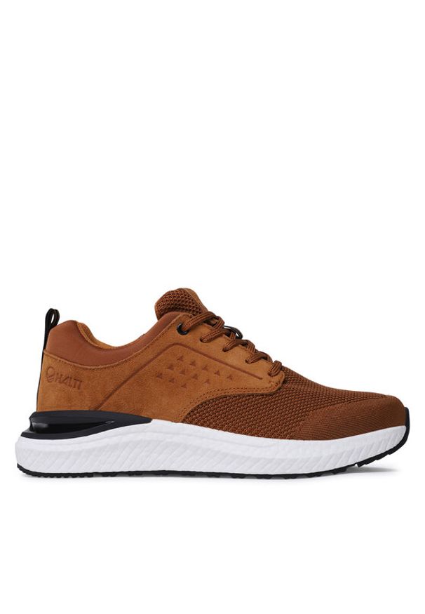 Halti Sneakersy Sahara 2 Bx M Sneaker Żółte złocenie. Kolor: żółty. Materiał: skóra, zamsz